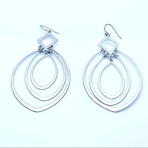 Large Silver Dangle Earrings 🔥 3 for $20